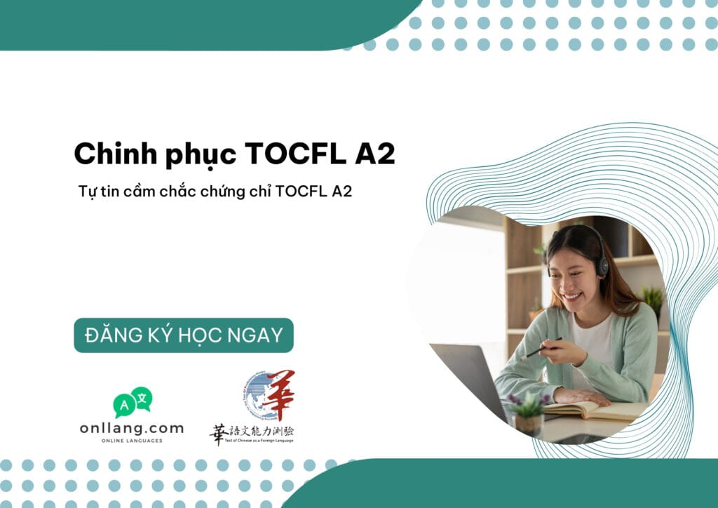 Khóa học Chinh phục TOCFL A2 tiếng Trung phồn thể